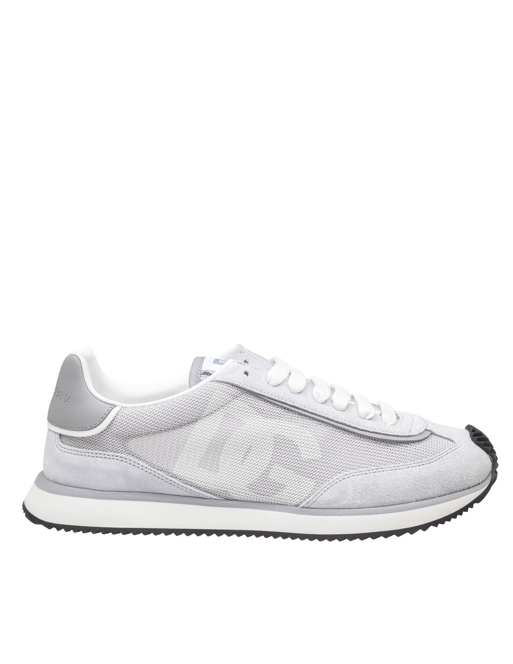 Sneaker Cushion In Mixed Materials Color Grey/White