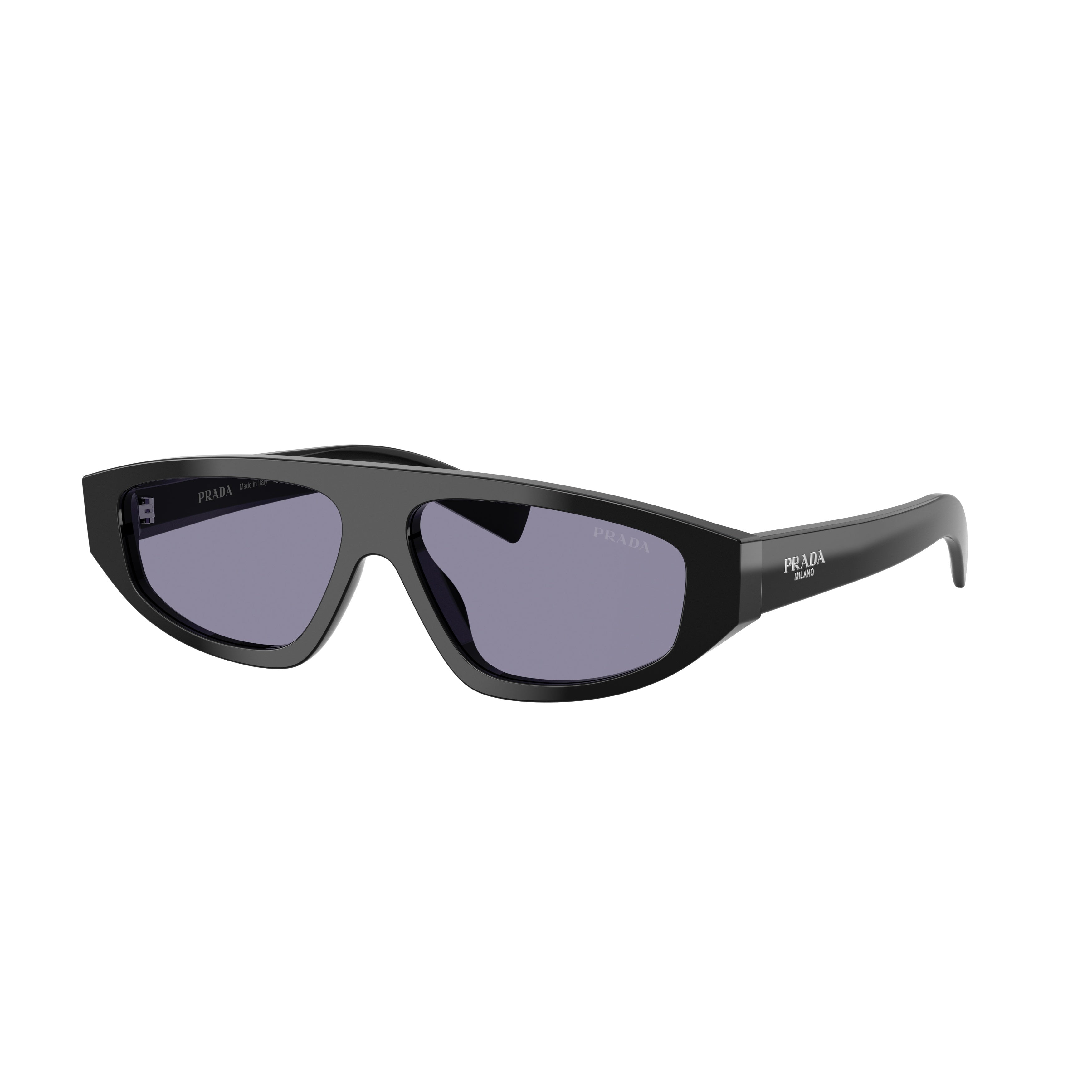 0pr C02s Angular Black Acetate Sunglasses