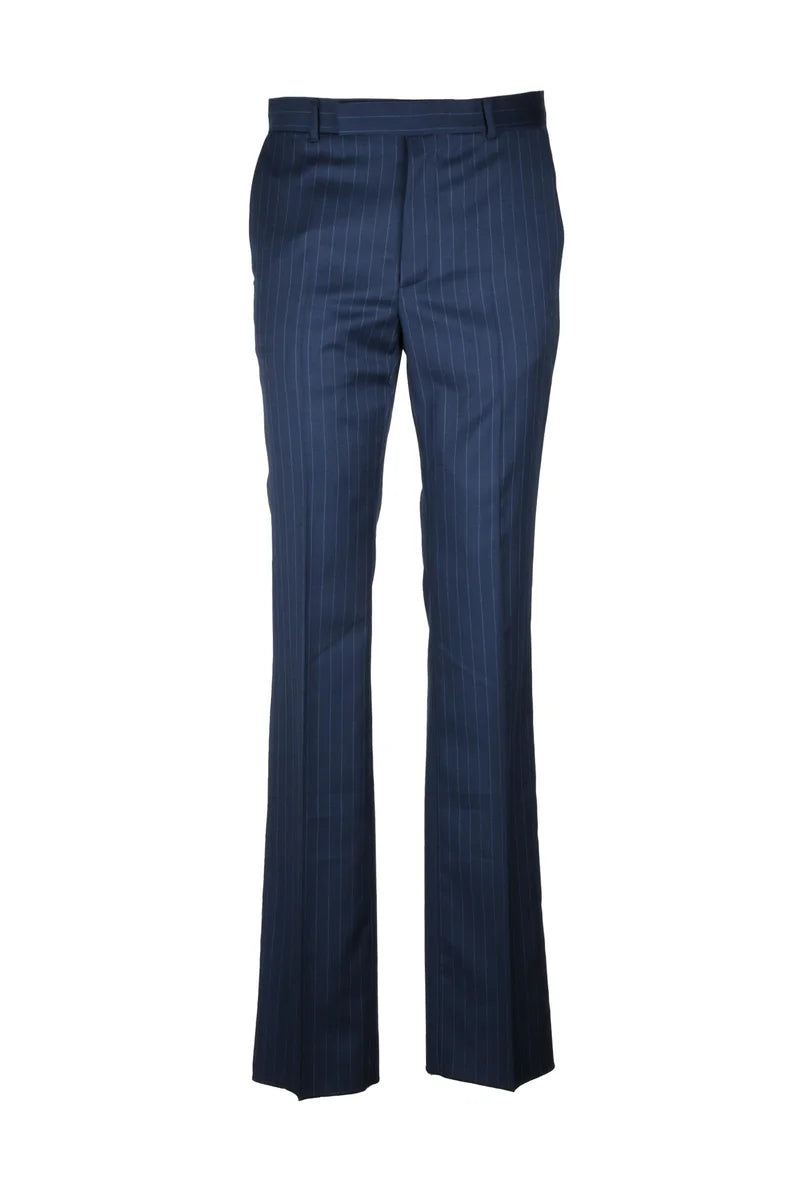 Classic Wool Trousers - Blue