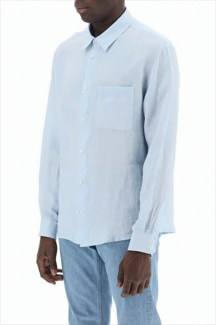 Lightweight Linen Long-Sleeve Shirt