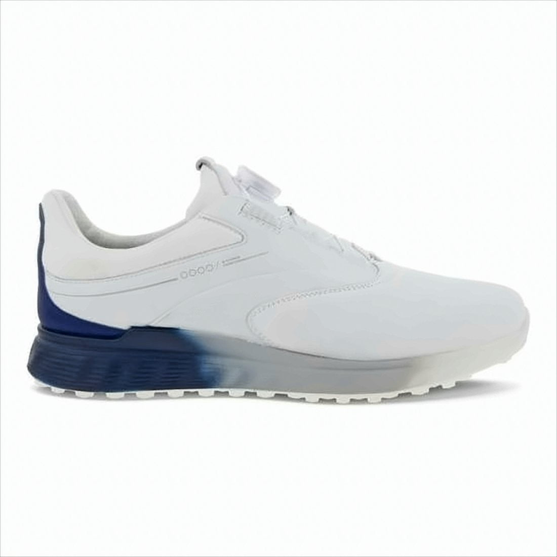 Gradient White Leather Sneakers