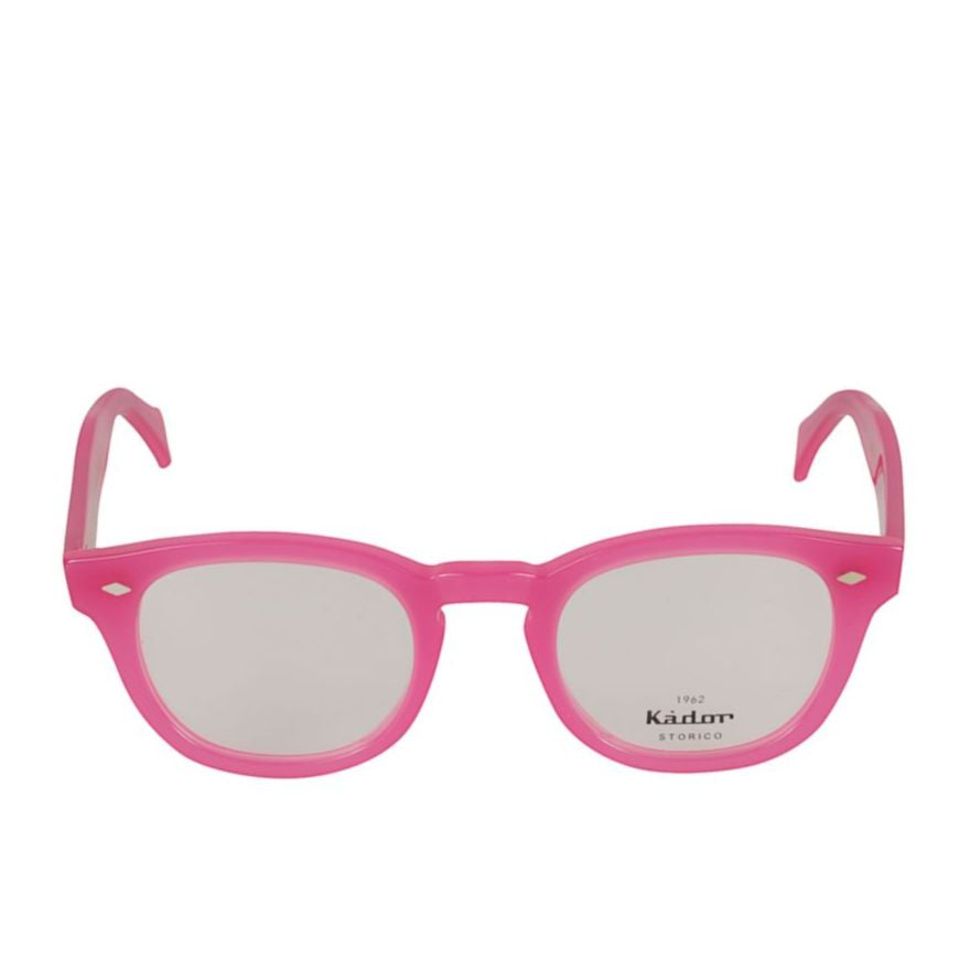 Woody Cal 49 Translucent Pink Rounded Sunglasses