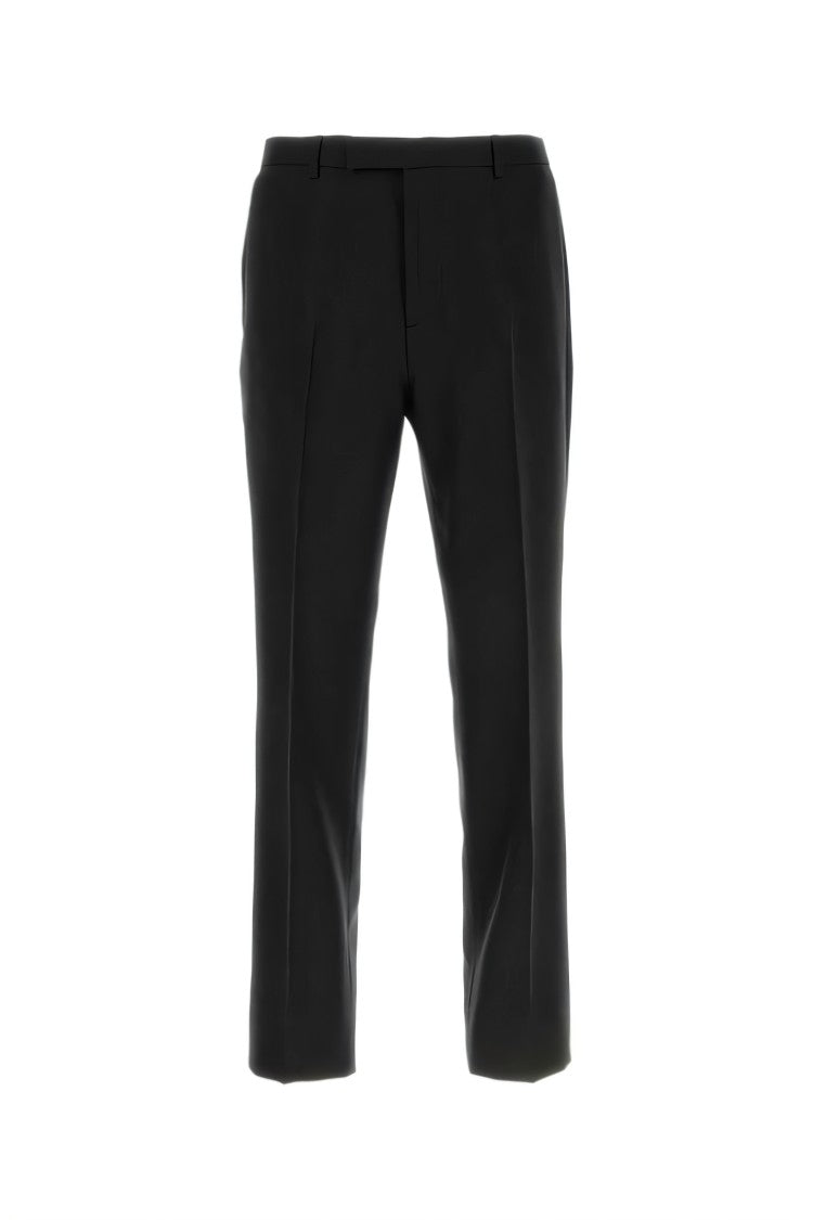 Straight-Leg Tailored Suit Pants