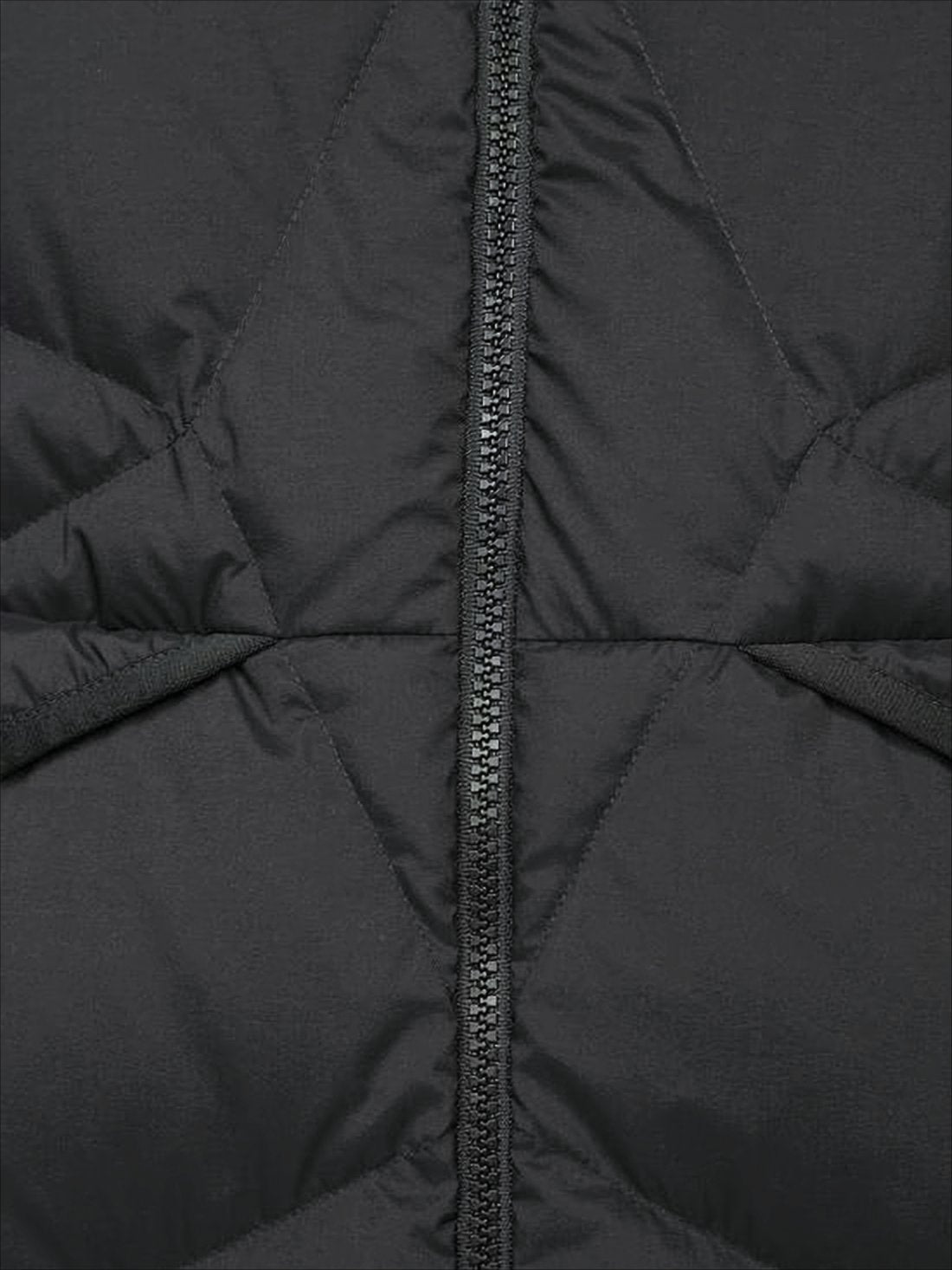 Quilted High Collar Jacket