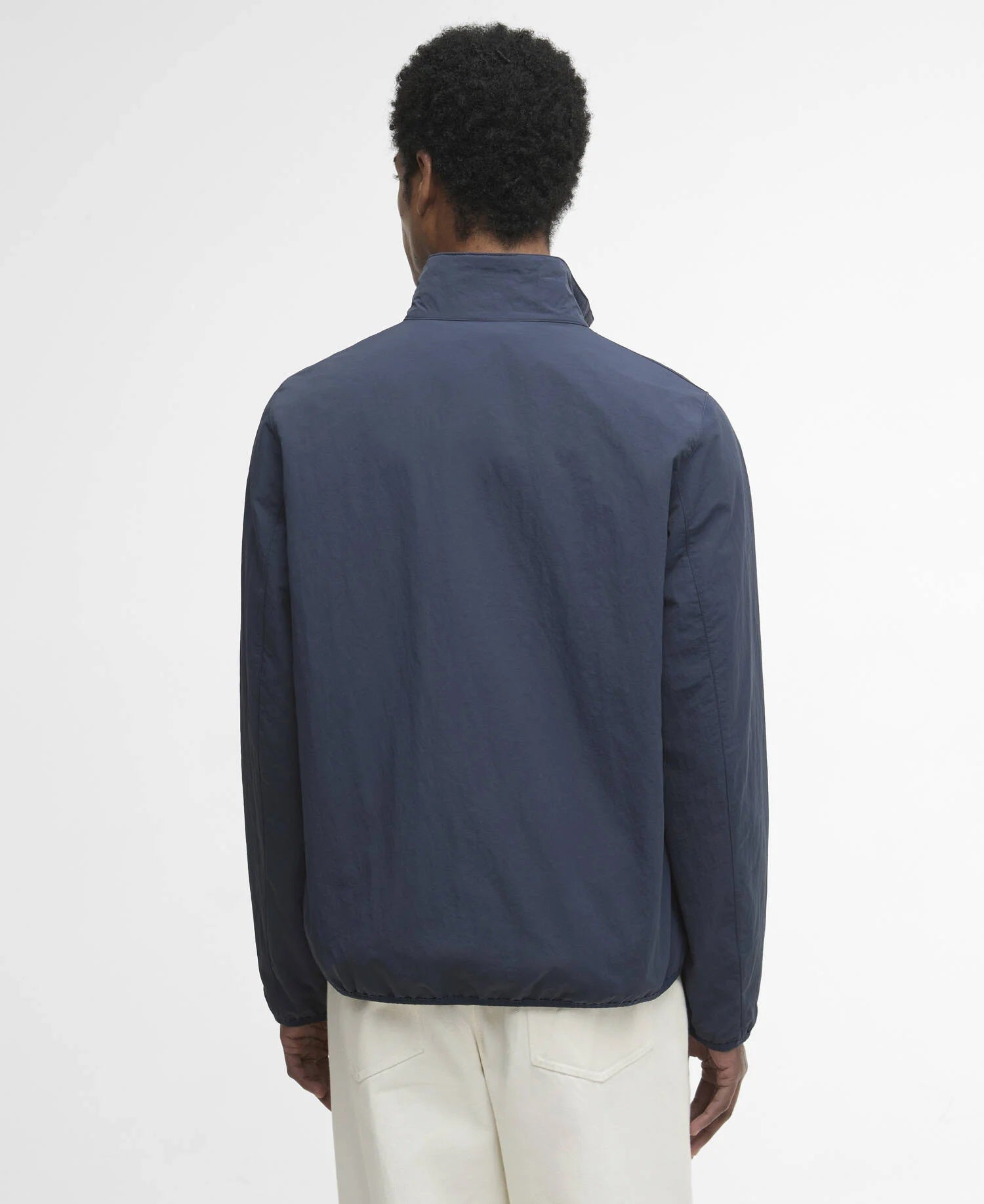Navy Blue Reversible Polyamide Jacket