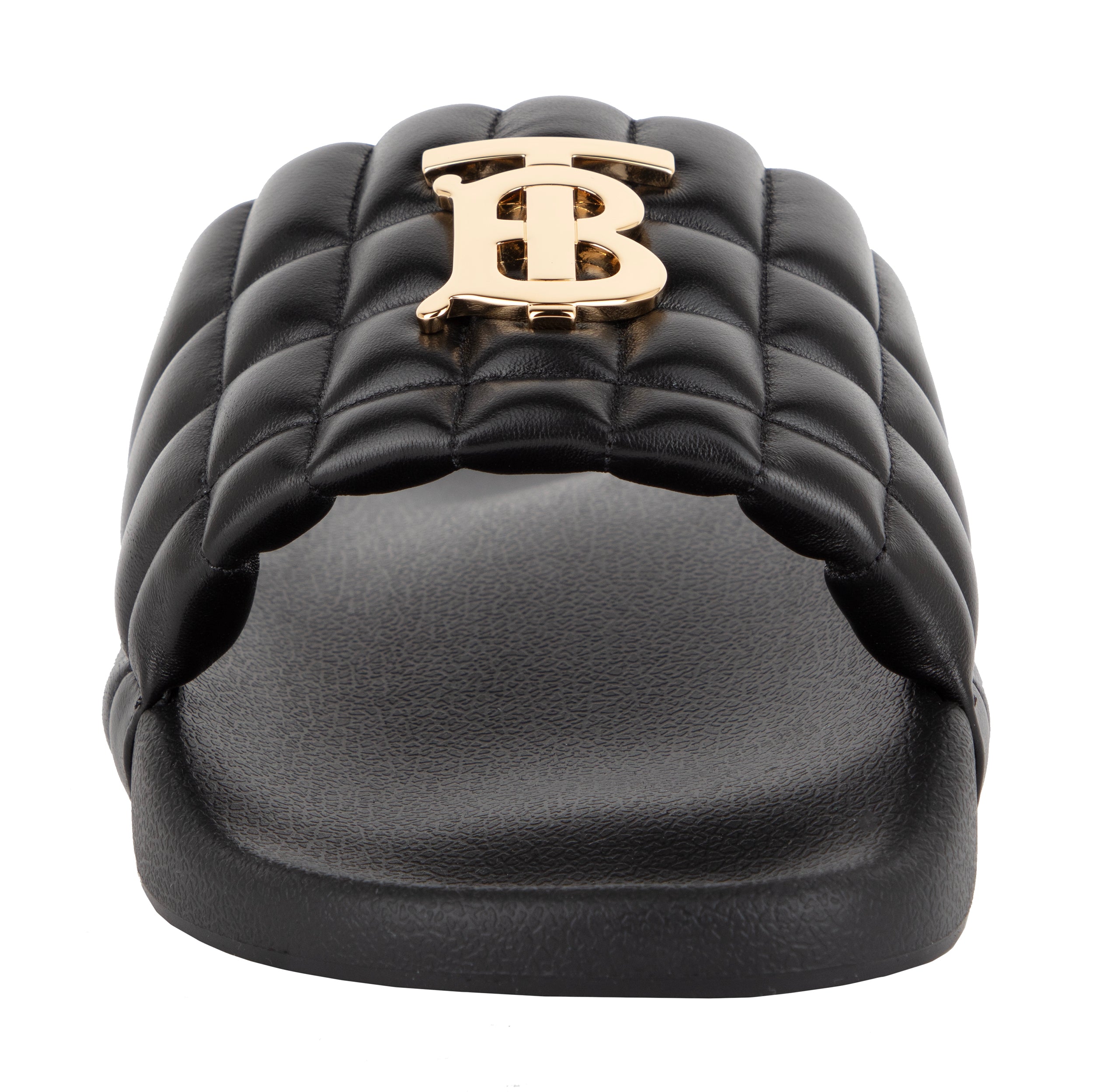 Monogram Motif Quilted Lambskin Slides