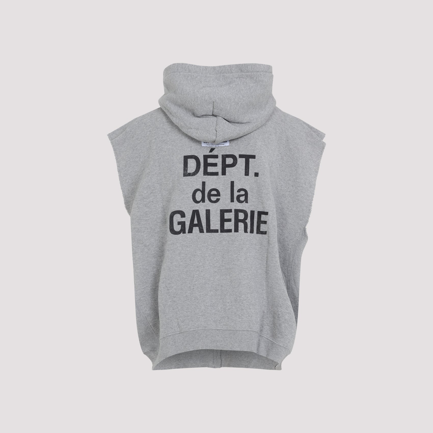 Sleeveless Zip-Up Hoodie With Front Kangaroo Pocket