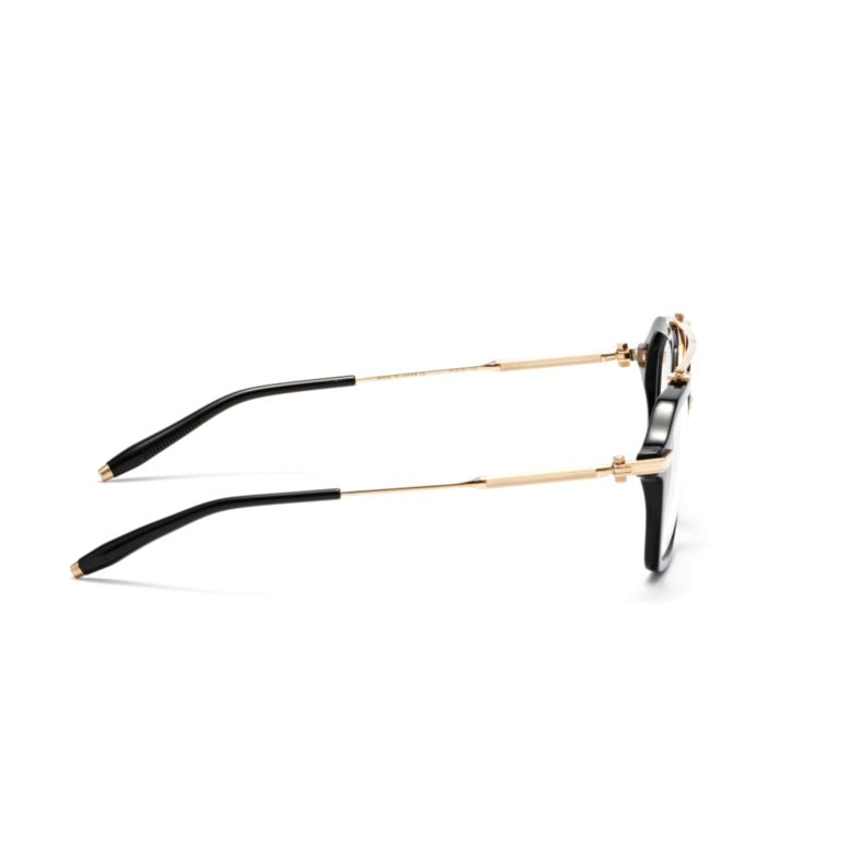 Akari Geometric Frame Optical Glasses with Bold Black Front