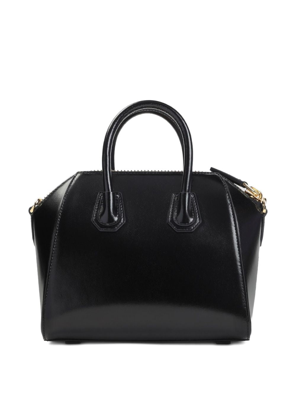 Structured Handbag in Glossy Silk