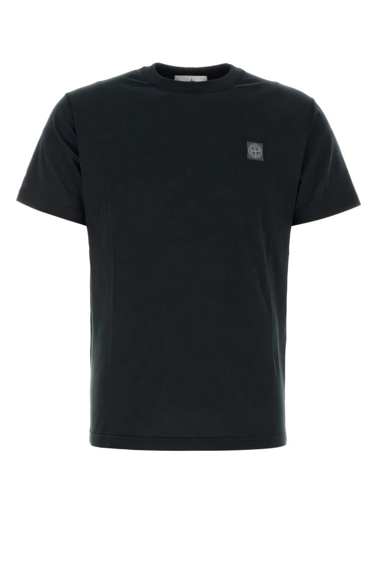 Fitted Black Cotton T-Shirt