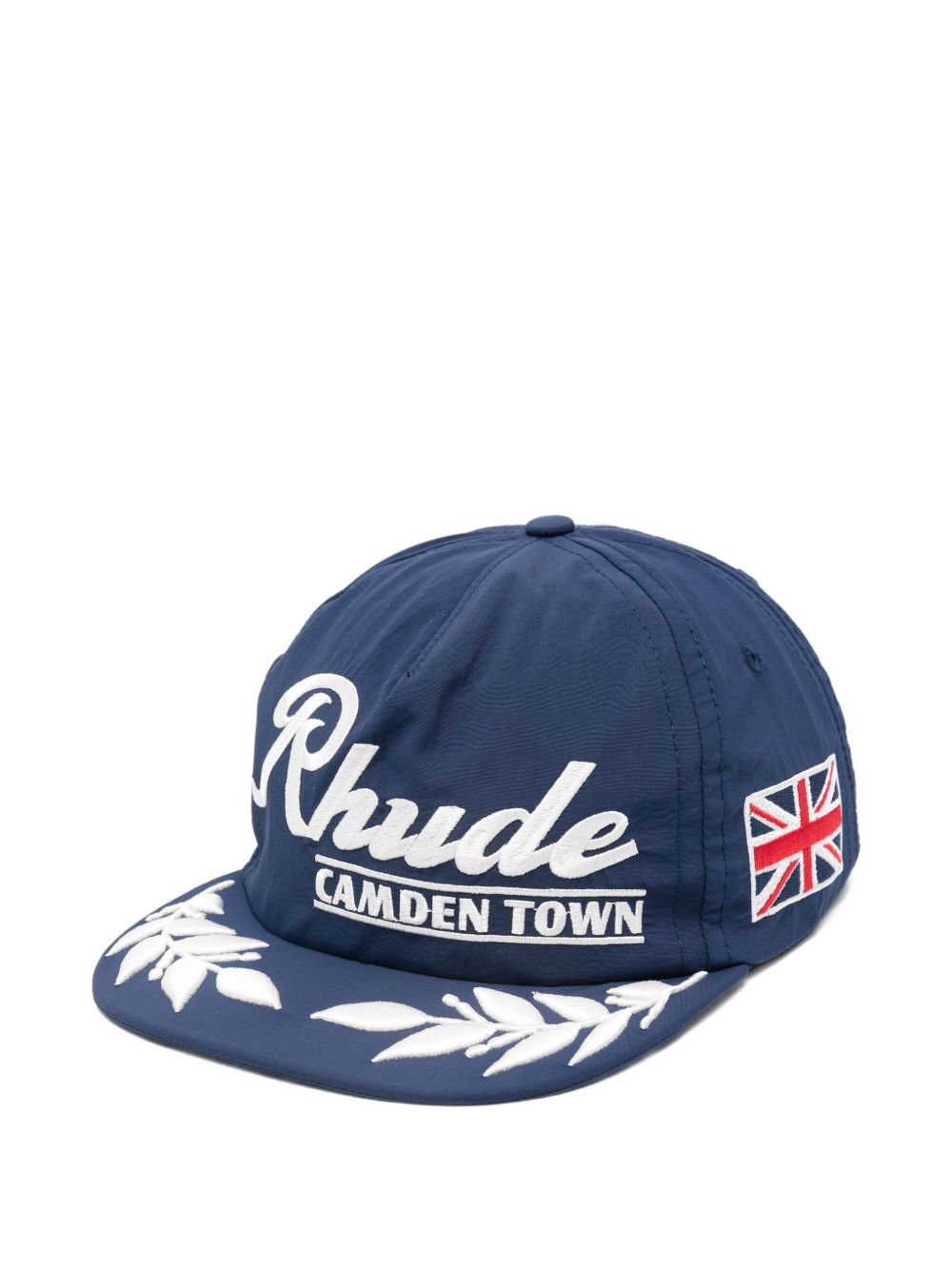 Navy Blue Flat Peak Hat