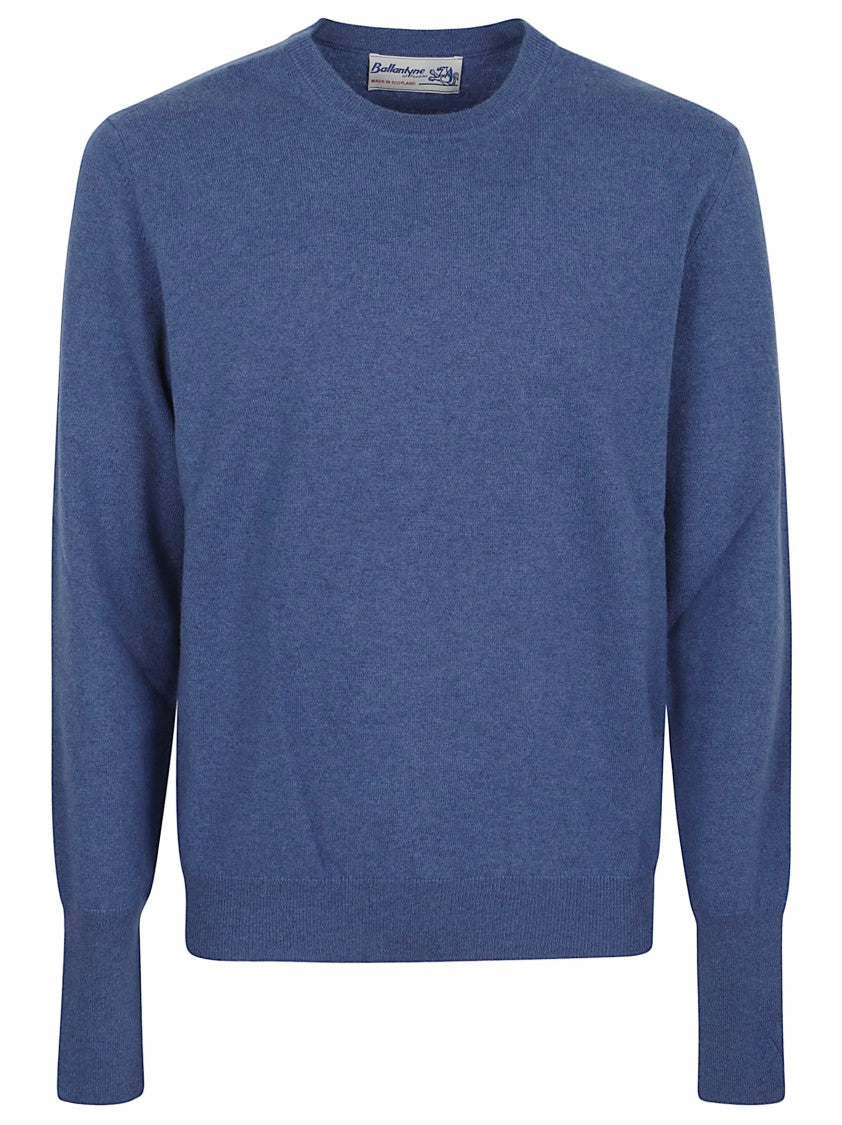 Cashmere Sweater With Classic Crew Neck