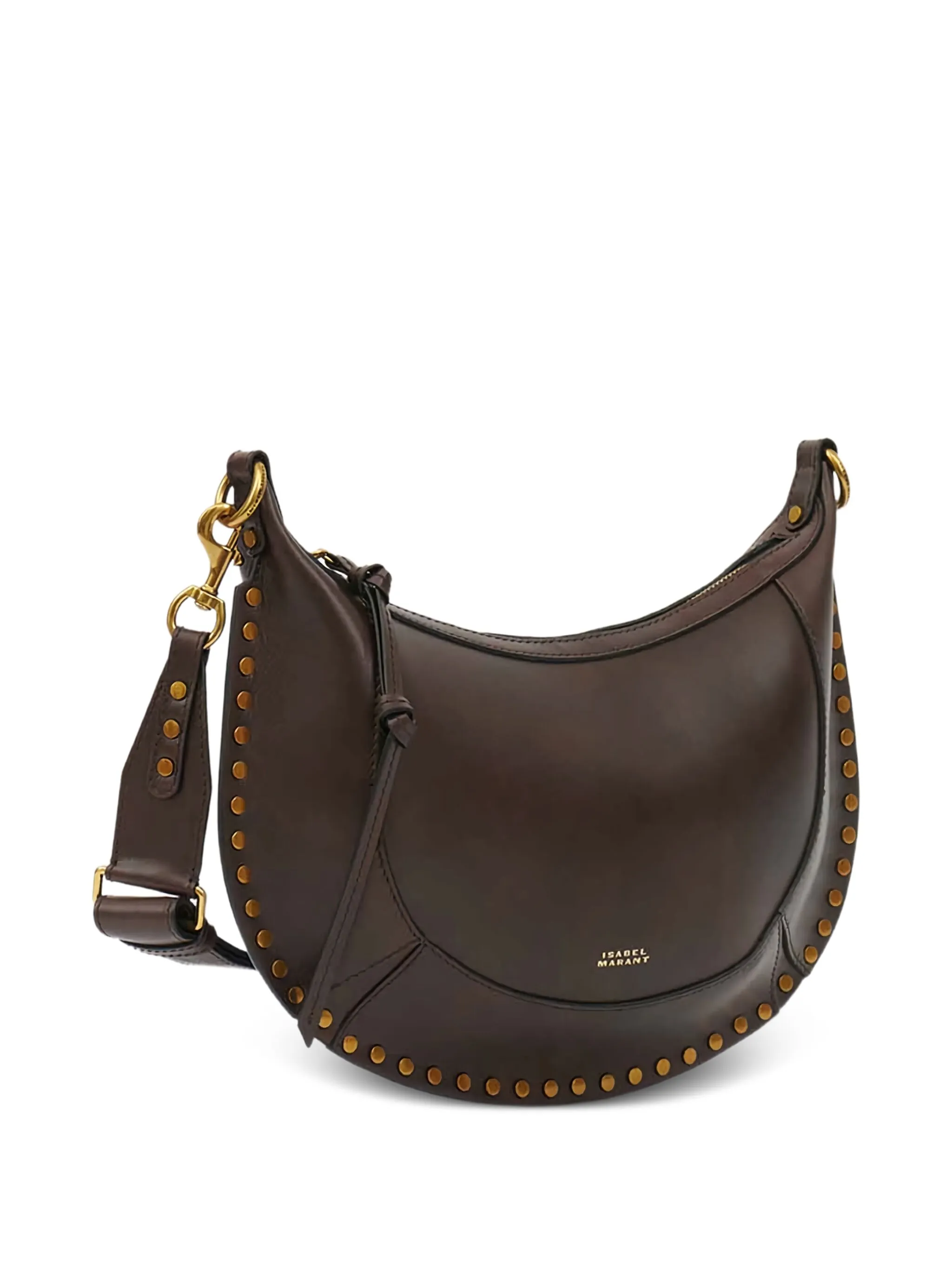 Black Naoko Smooth Leather Shoulder Bag