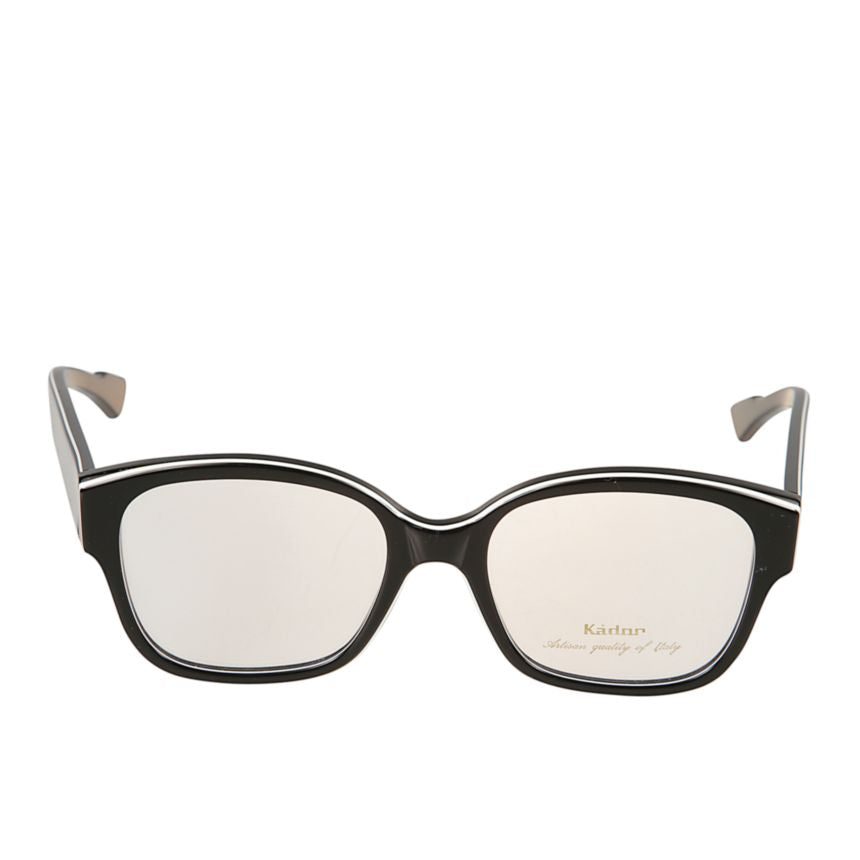 Toska Bold Rectangular Frame Eyeglasses with Glossy Finish