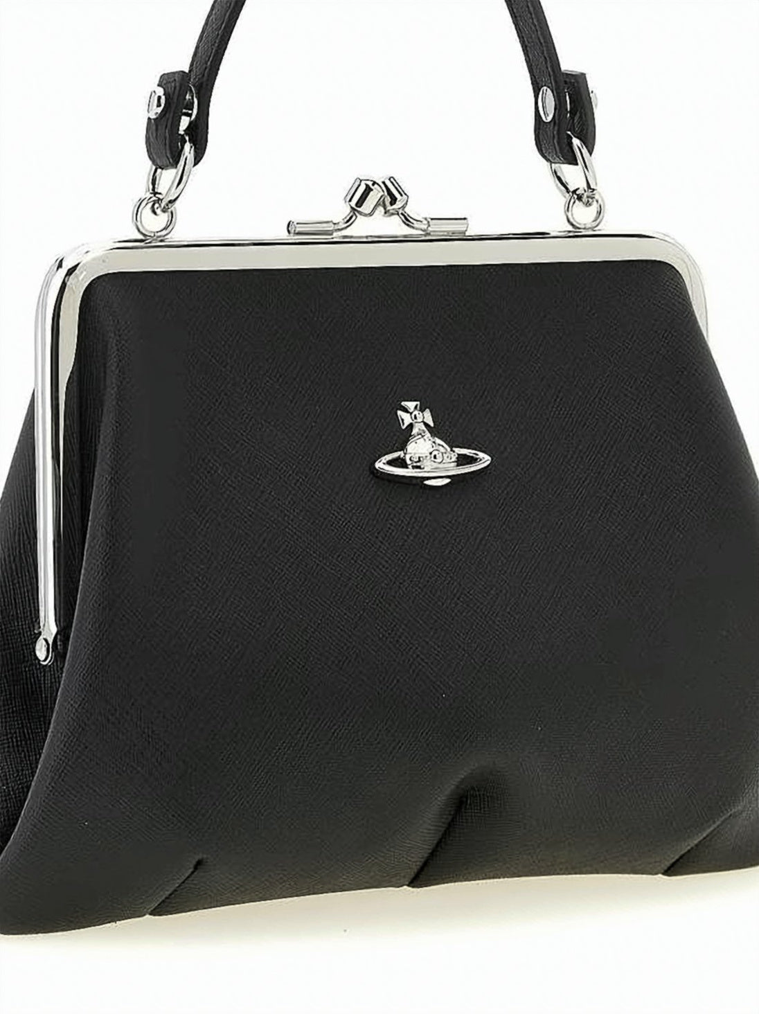 Structured Black Crossbody Bag