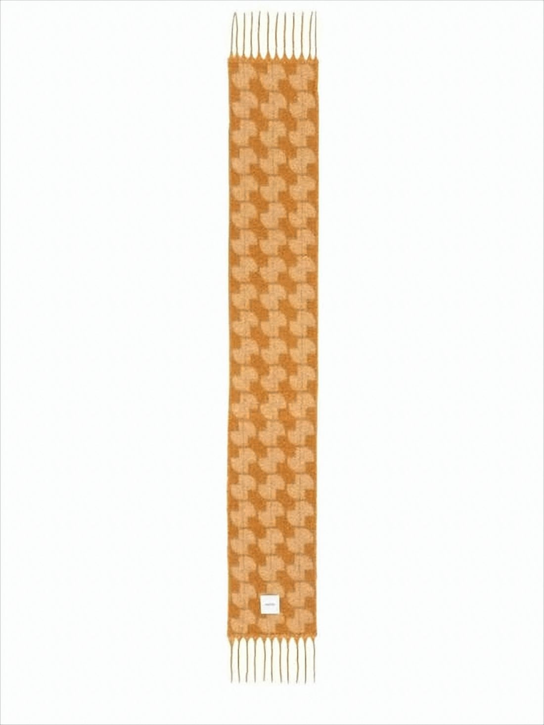 Geometric Pattern Alpaca Blend Scarf