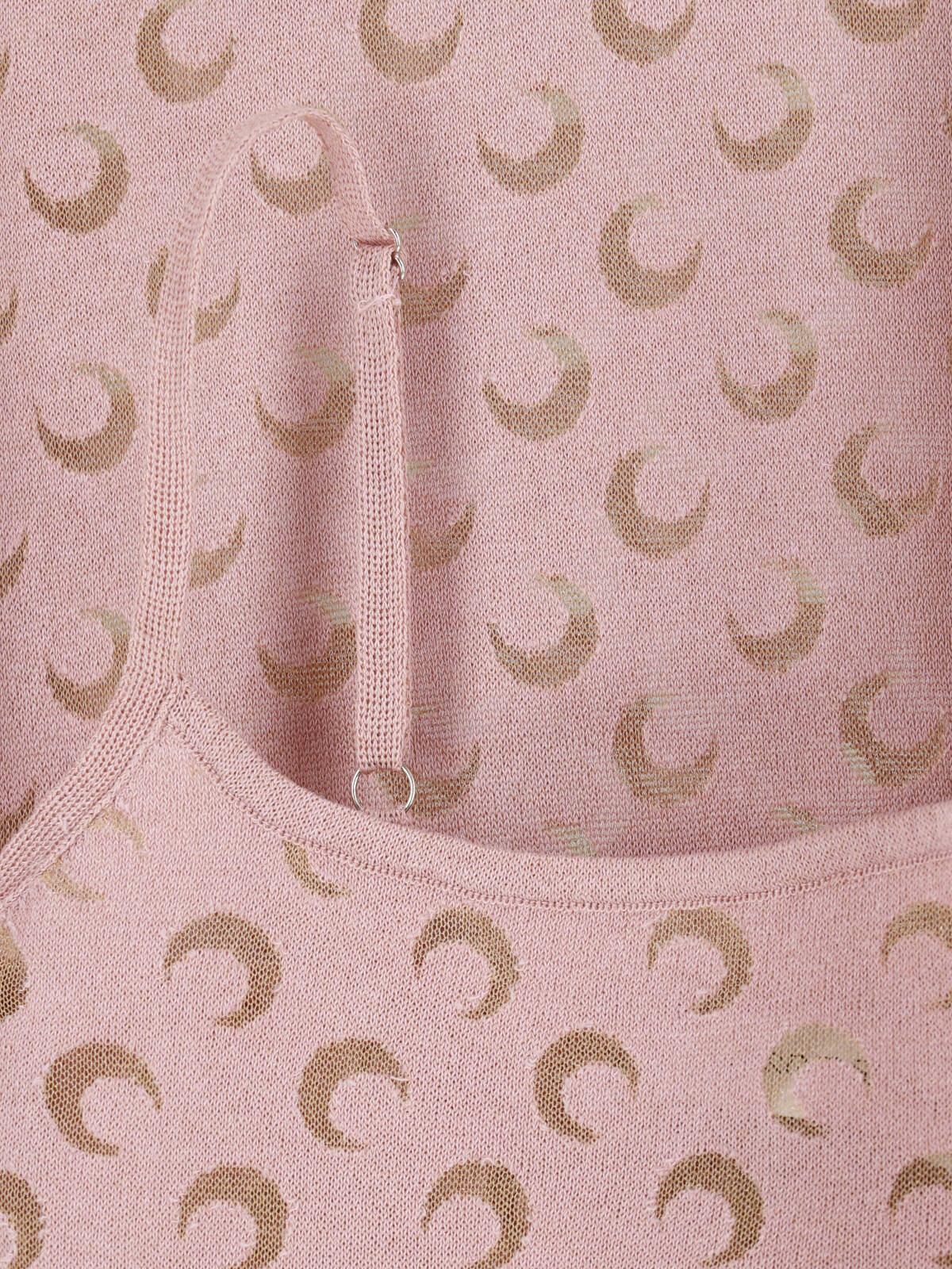 Muted Crescent Moon Bodycon Midi Dress