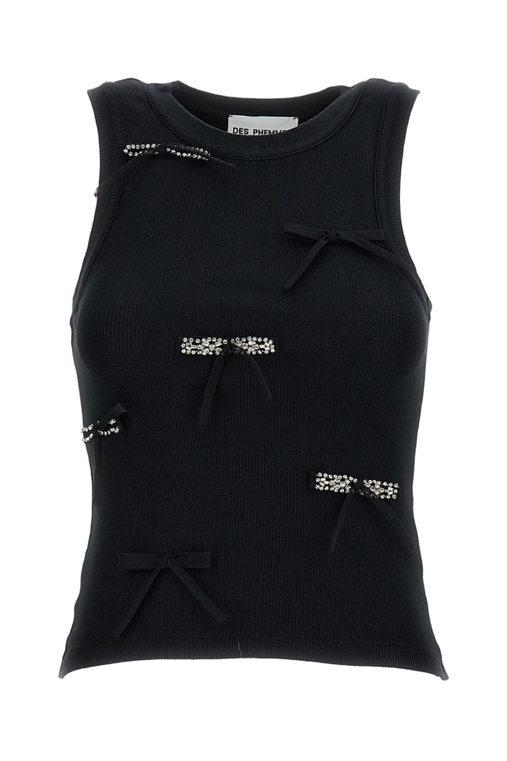 Snug-Fit Black Tank Top