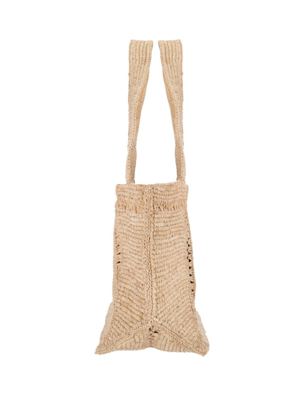 "Trapezio" Large Tote – Beige