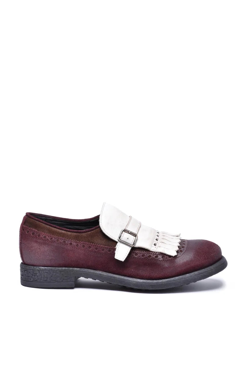 Loafer with Tassels - Red