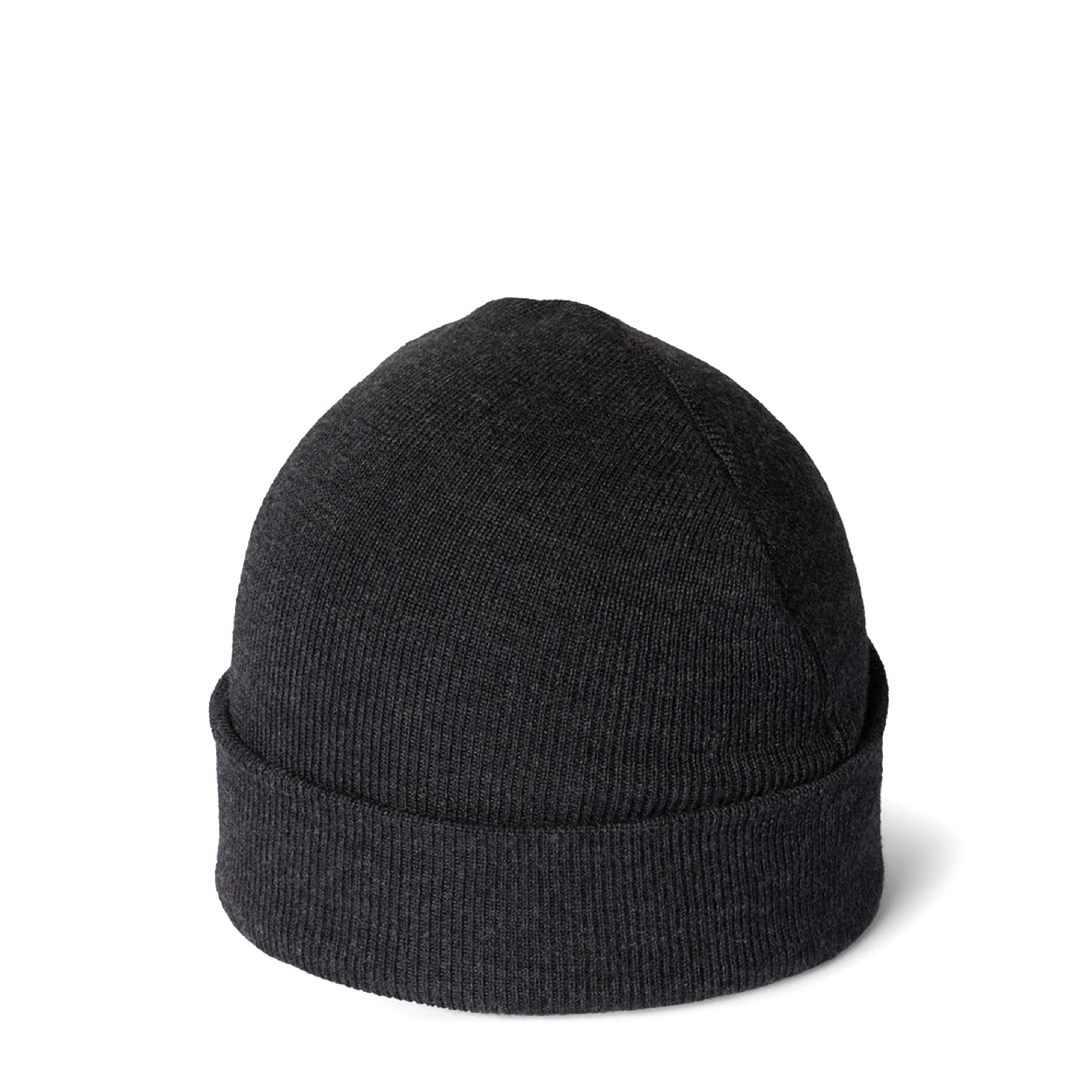 Knitted Grey Wool Hat