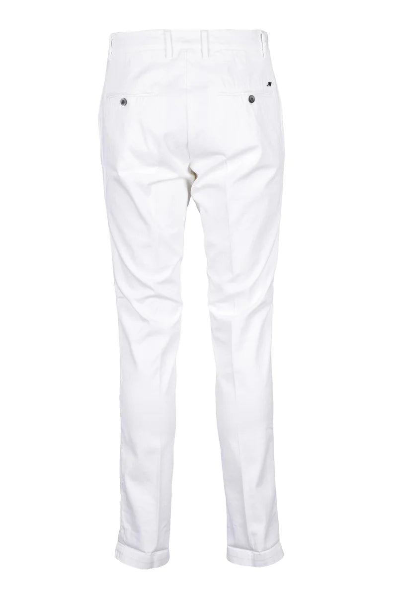 Stretch Chino Trousers - White