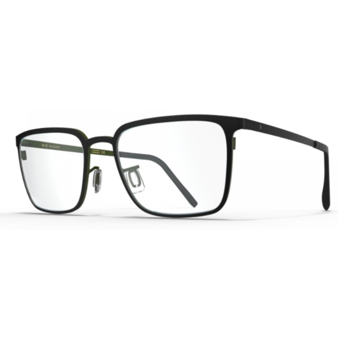 Bf1084 Dover Rectangular Black Eyeglasses with Minimalist Design