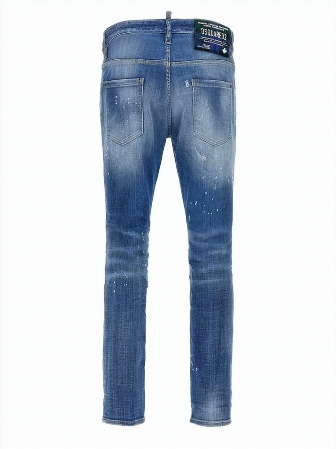 Medium Blue Wash Slim Fit Denim Pants