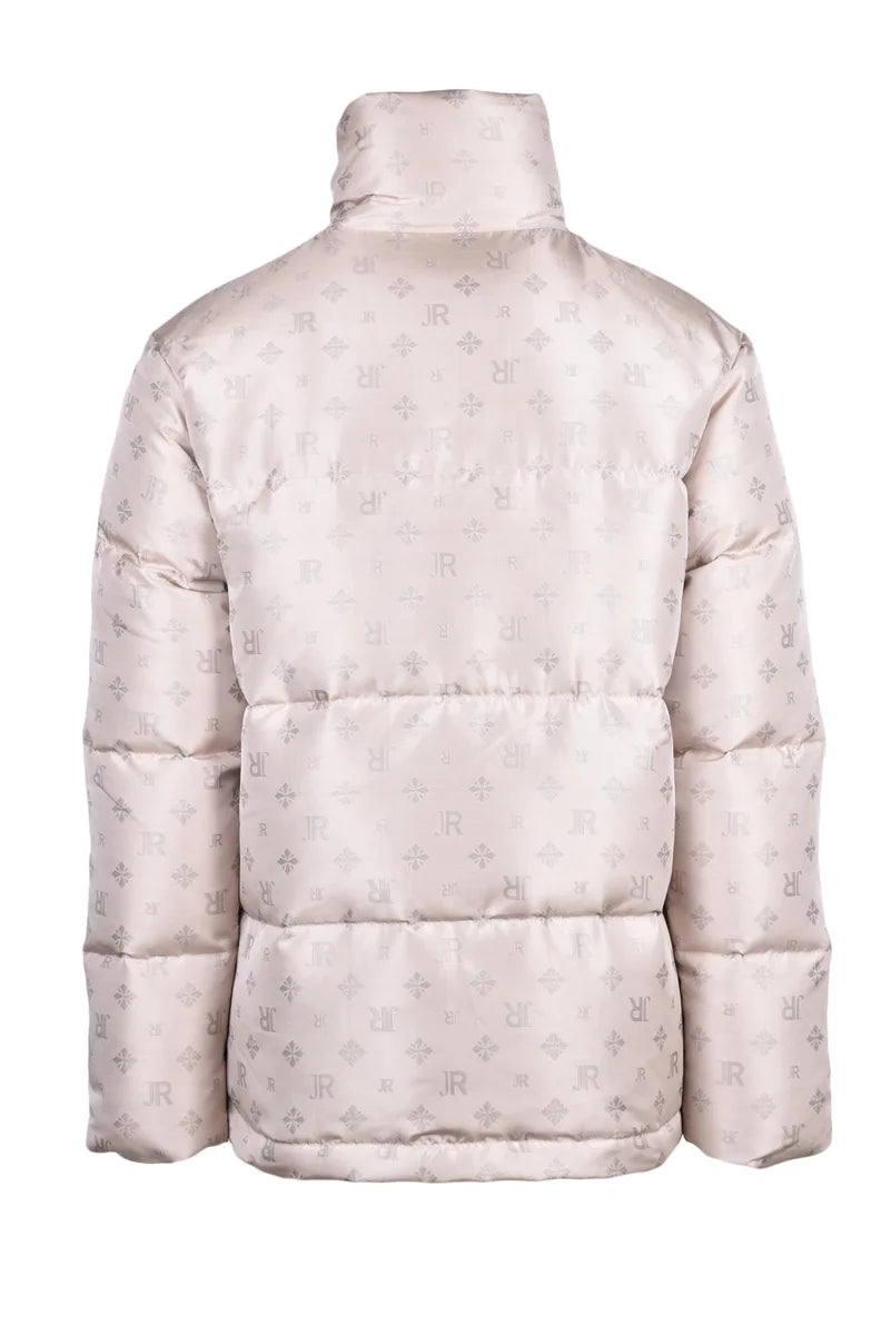 High Neck Down Jacket - Beige