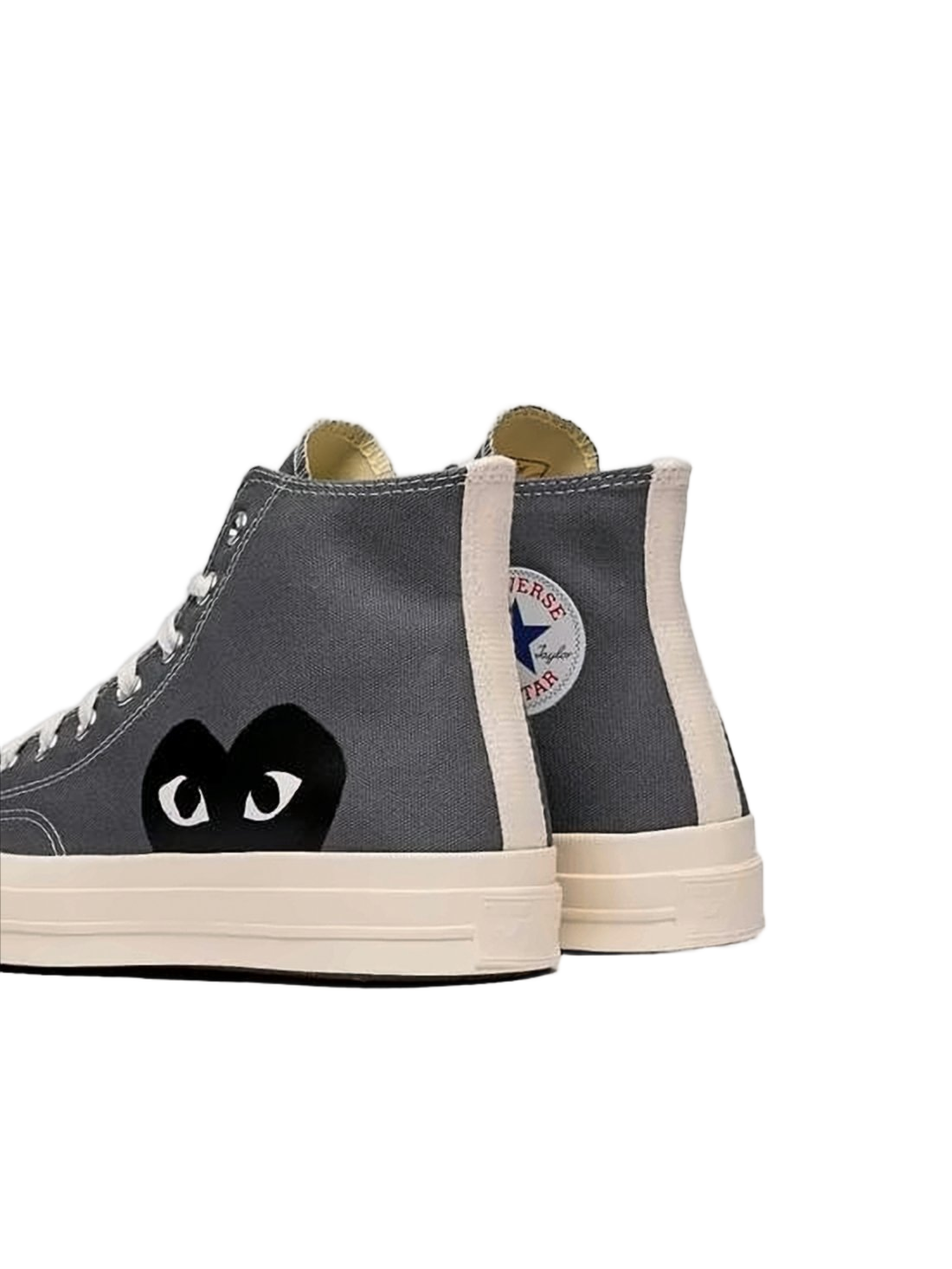 High-Top Sneakers with Canvas Upper