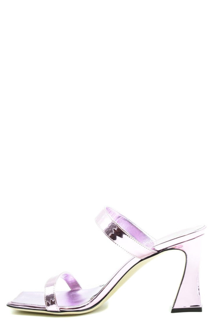 Pink Leather Sandals