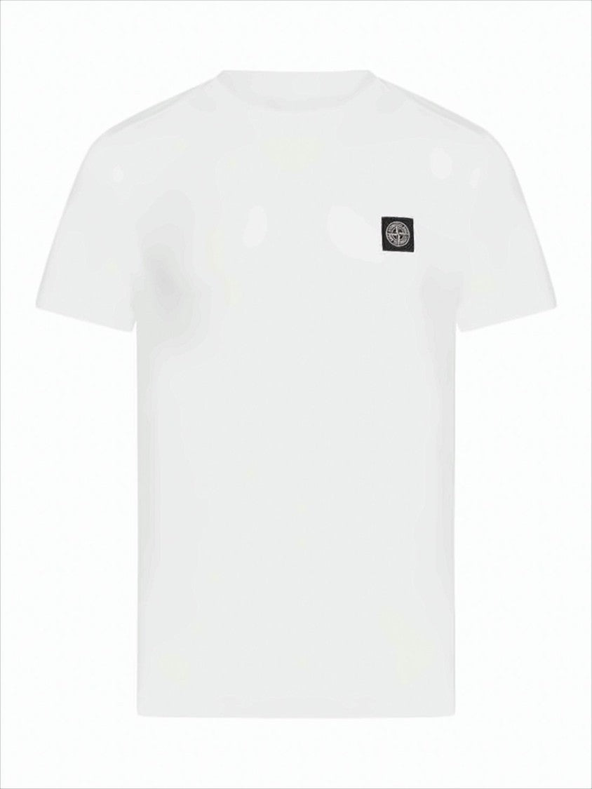 White Short-Sleeve T-Shirt with Iconic Logo