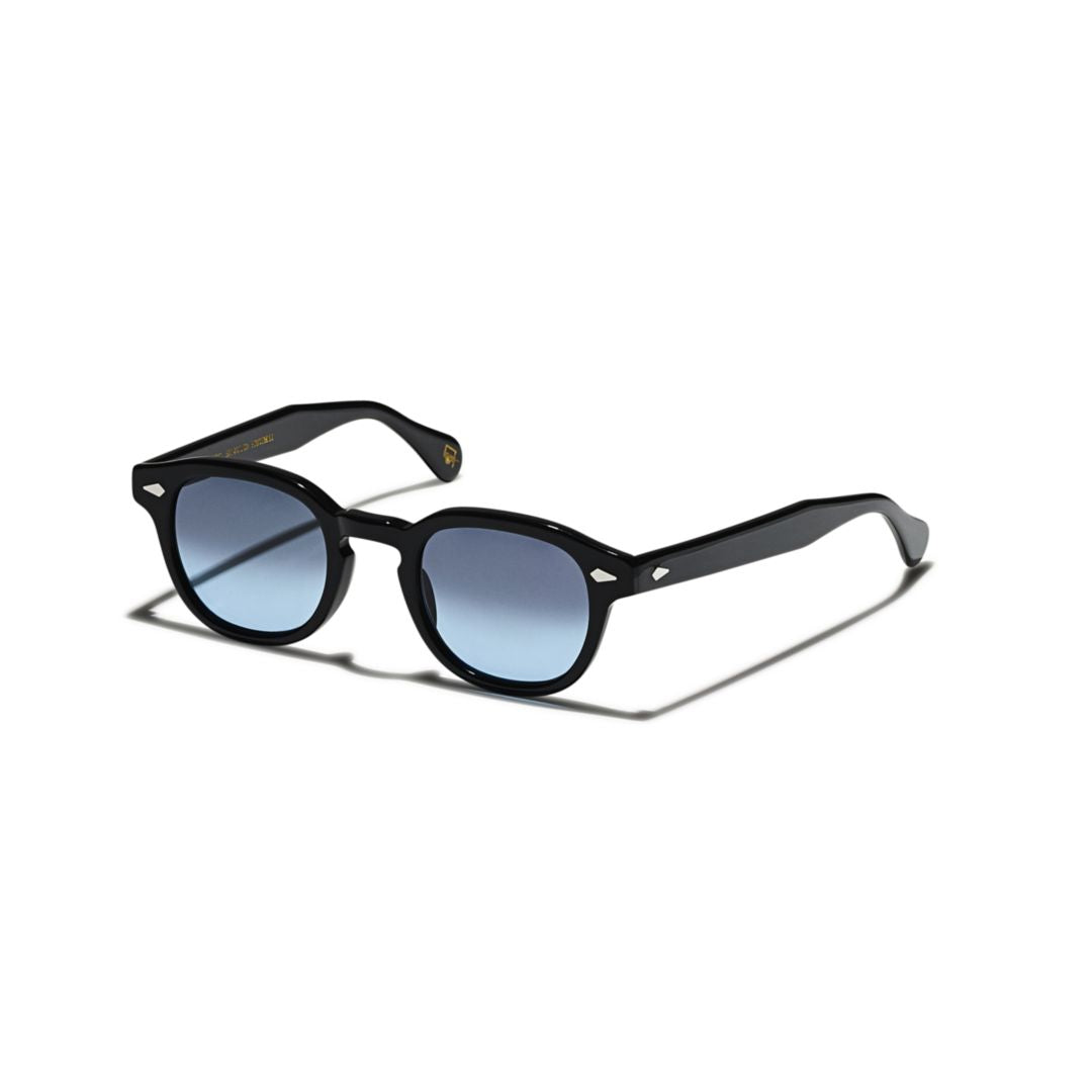 Or-Lmb2-S Lemtosh Base 2 Sun Gradient Blue-Tinted Round Frame Acetate Sunglasses