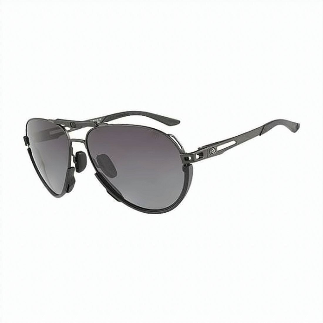 Aviator-Style Sunglasses with Double Bridge Design
