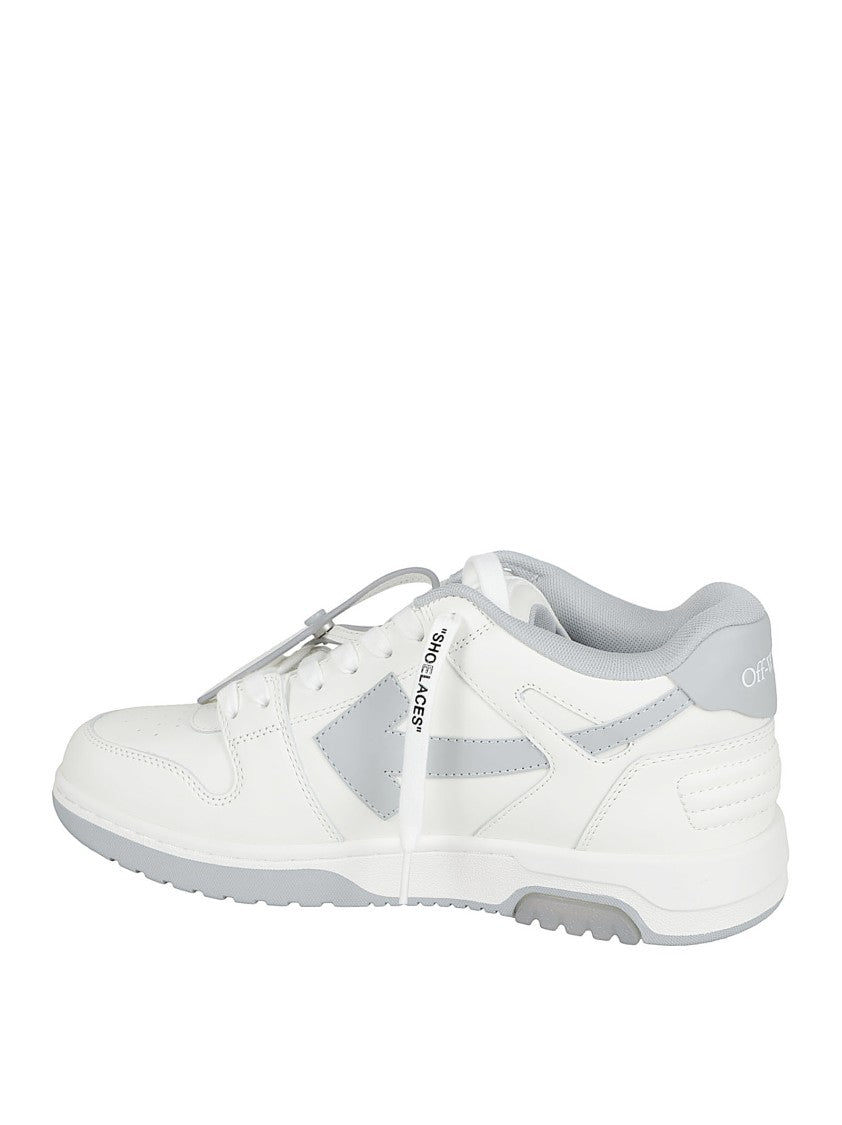 Low-Top Sneakers With Light Grey Accents