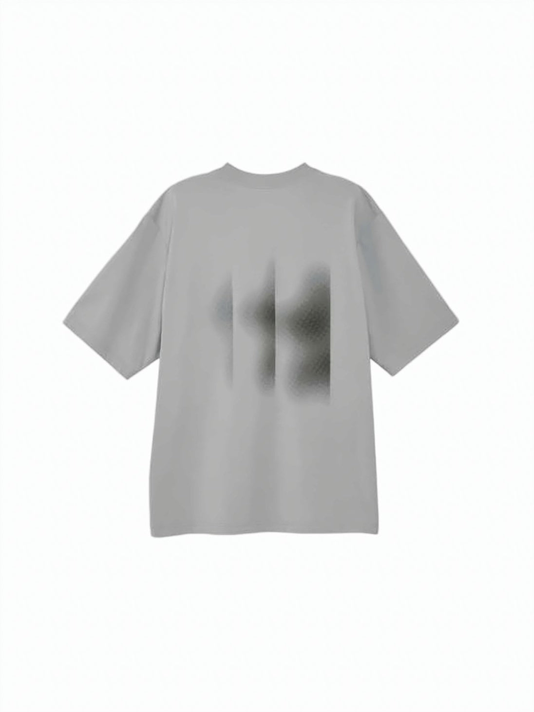 Gradient Graphic Short-Sleeve T-Shirt with Subtle Logo
