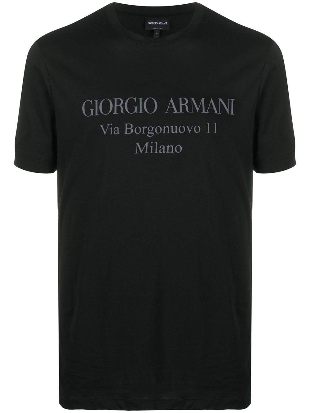 Crew Neck Black T-Shirt