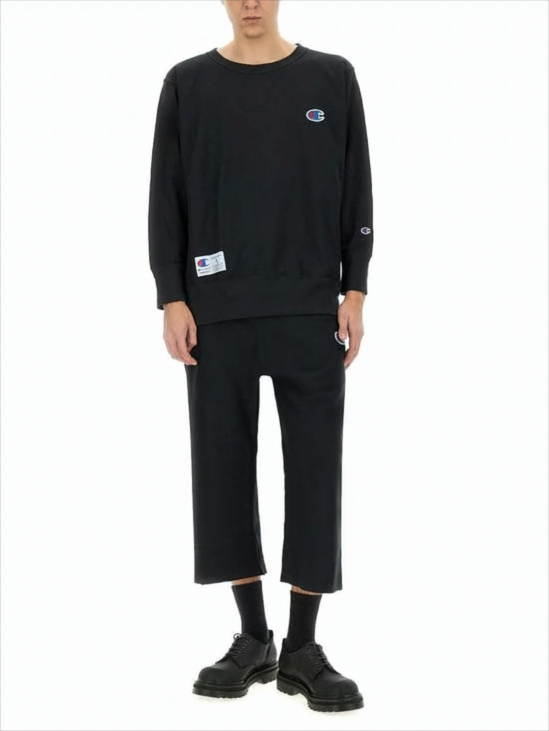 Relaxed Fit Long-Sleeve Shirt with Subtle Branding