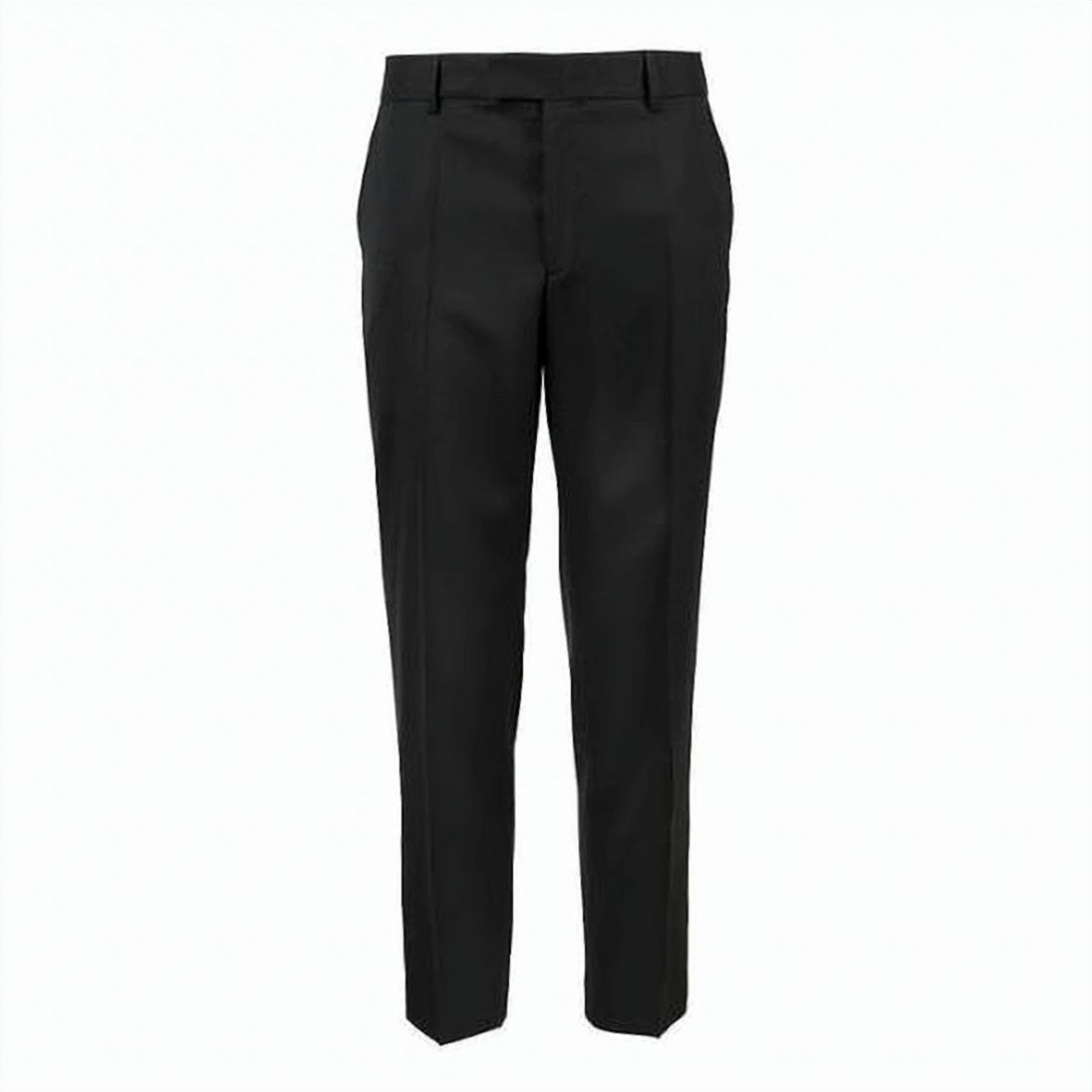 Slim-Fit Black Tailored Suit Pants
