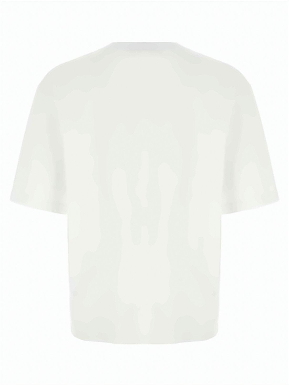 Relaxed-Fit Cropped White T-Shirt