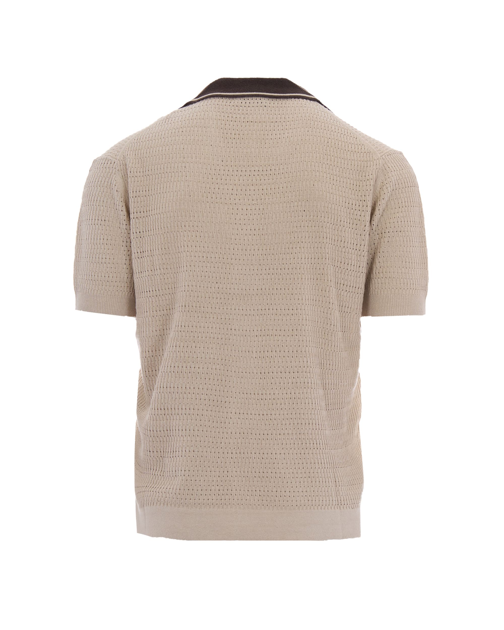 Textured Short-Sleeve Knit Shirt