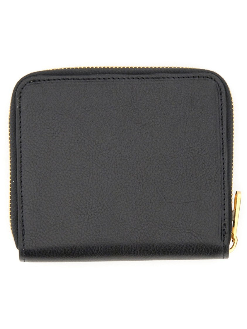 Compact Textured Leather Wallet