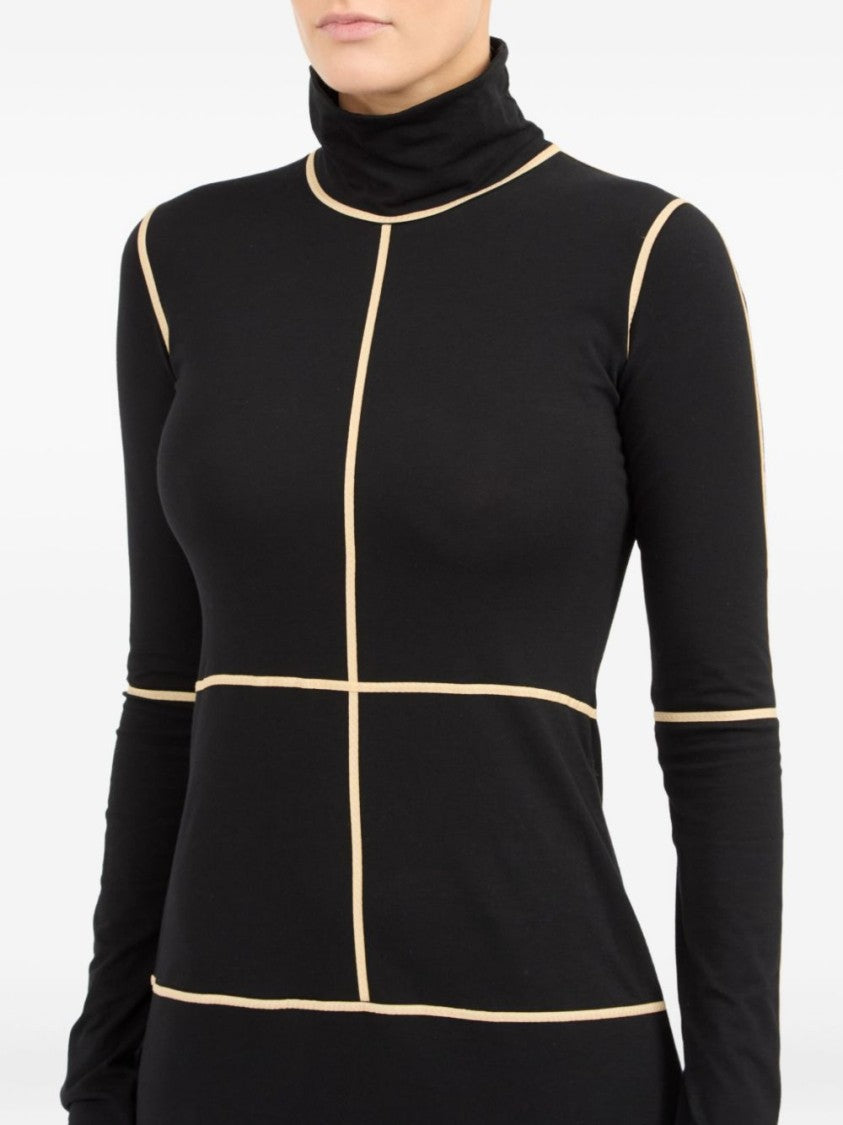 Long Black Fitted Dress