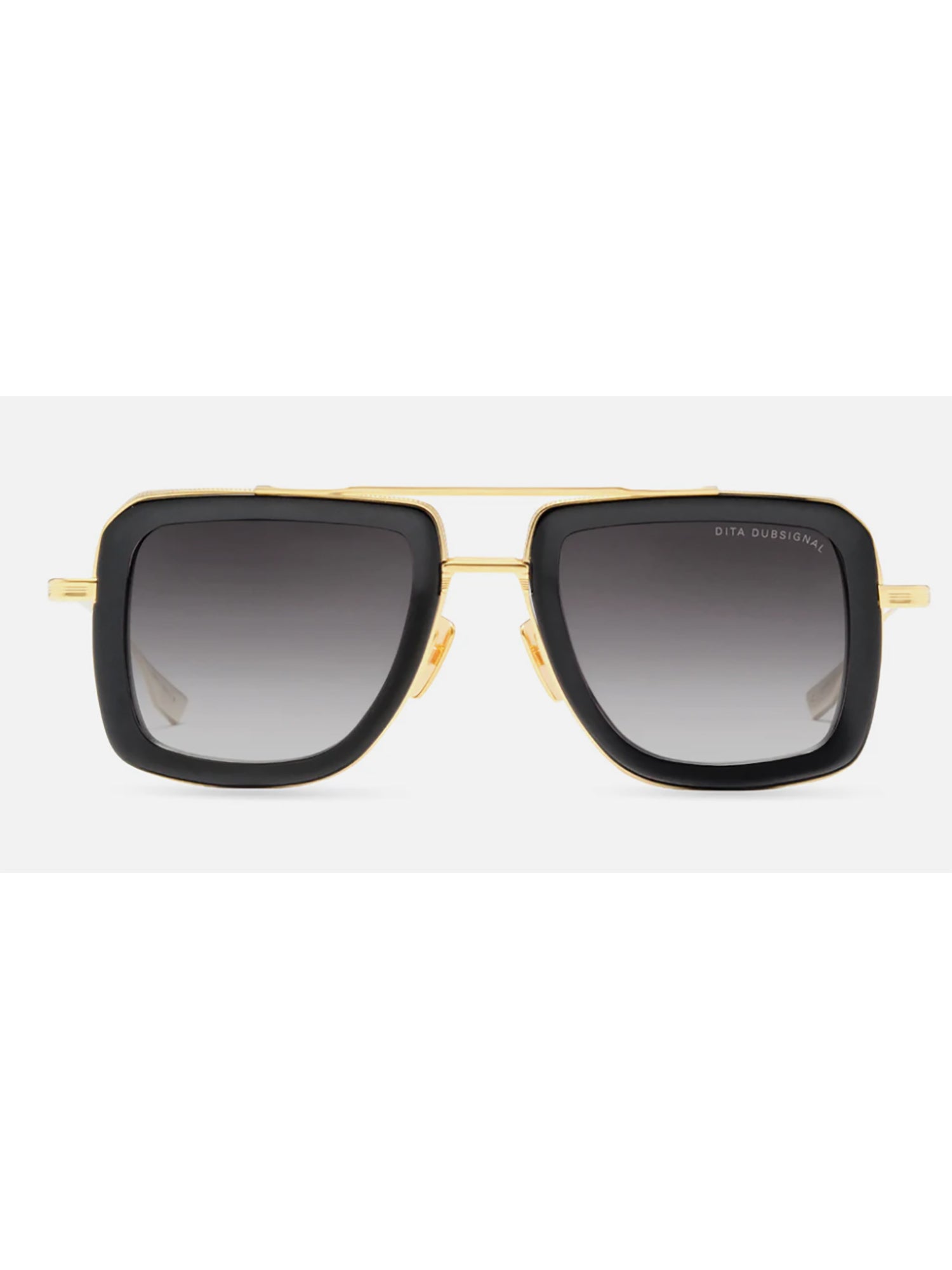 Bold Square Frame Sunglasses with Gradient Lenses