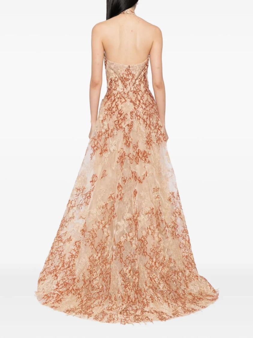 Embroidered Long Dress