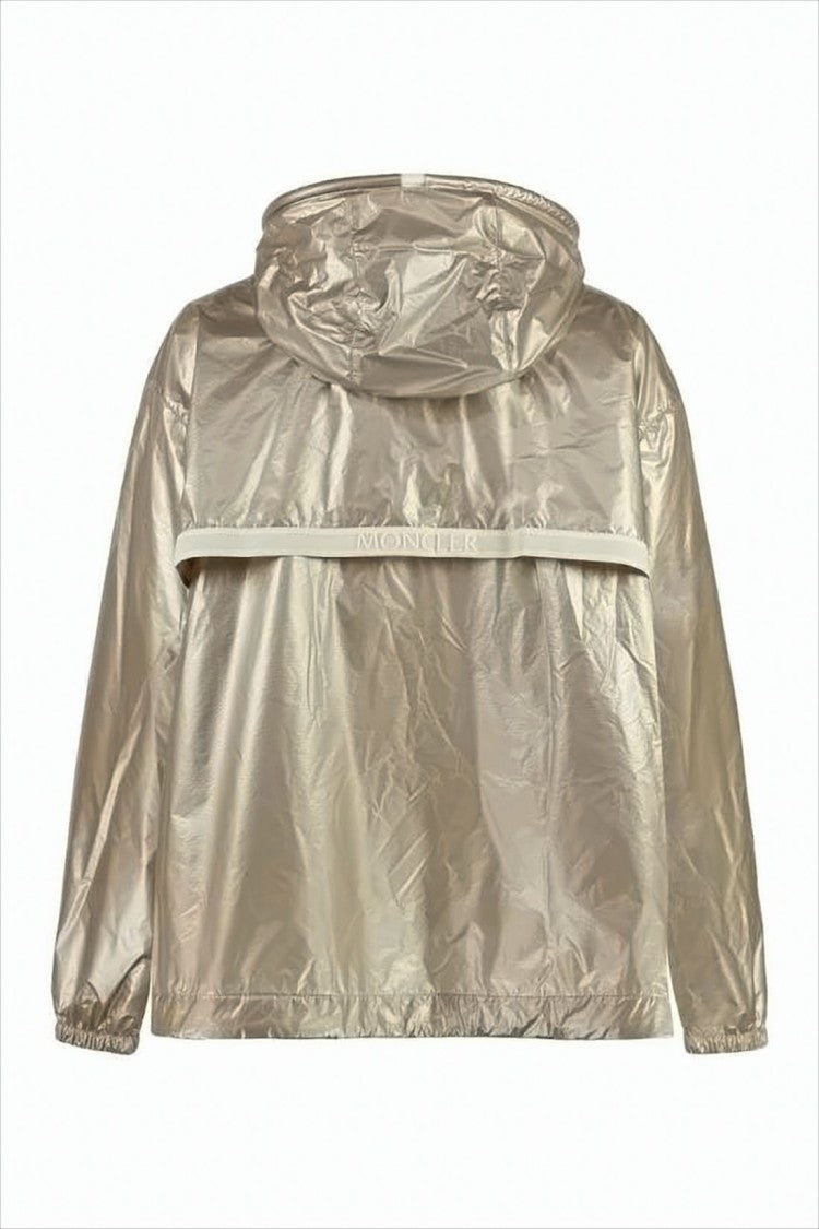 Lightweight Hooded Jacket with Subtle Sheen