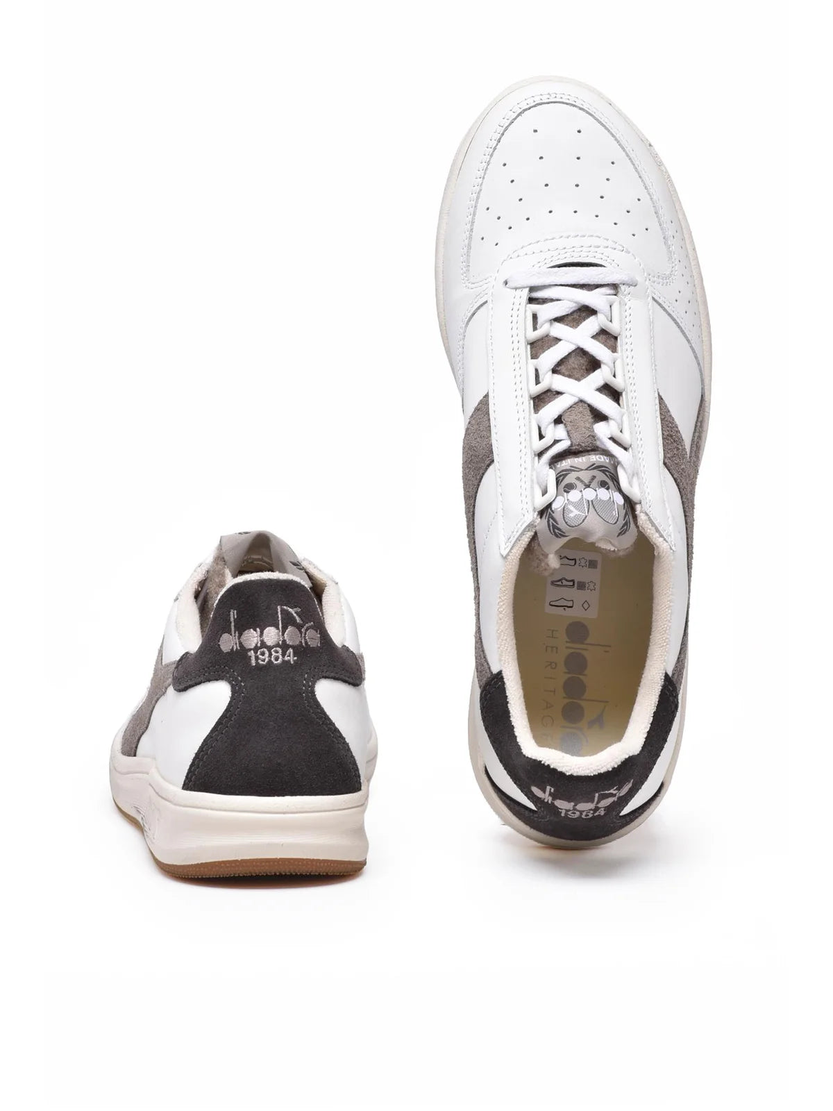 White Dove Leather Polyester B.Elite Sneakers