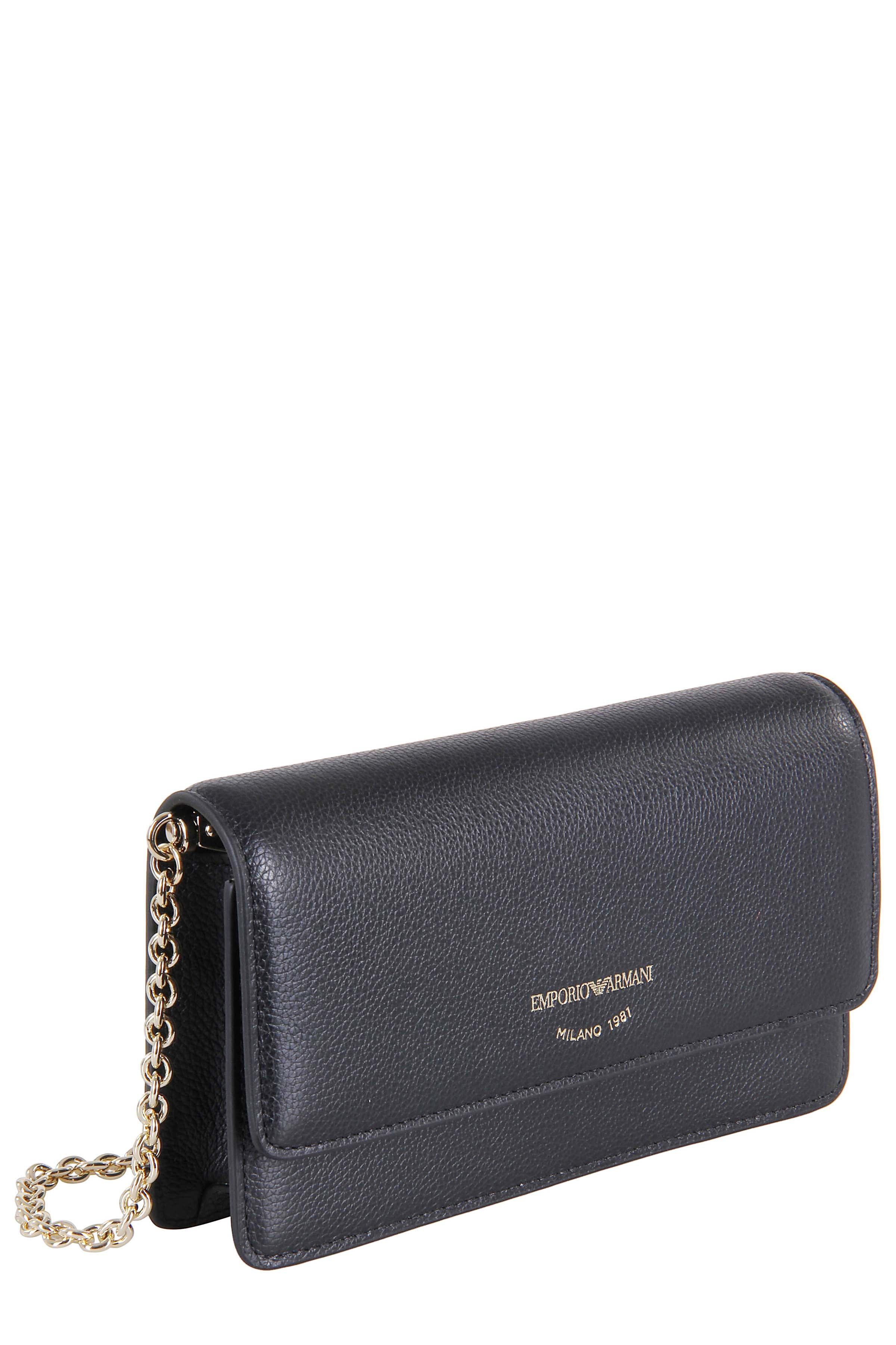 Rectangular Garnet Leather Mini Bag