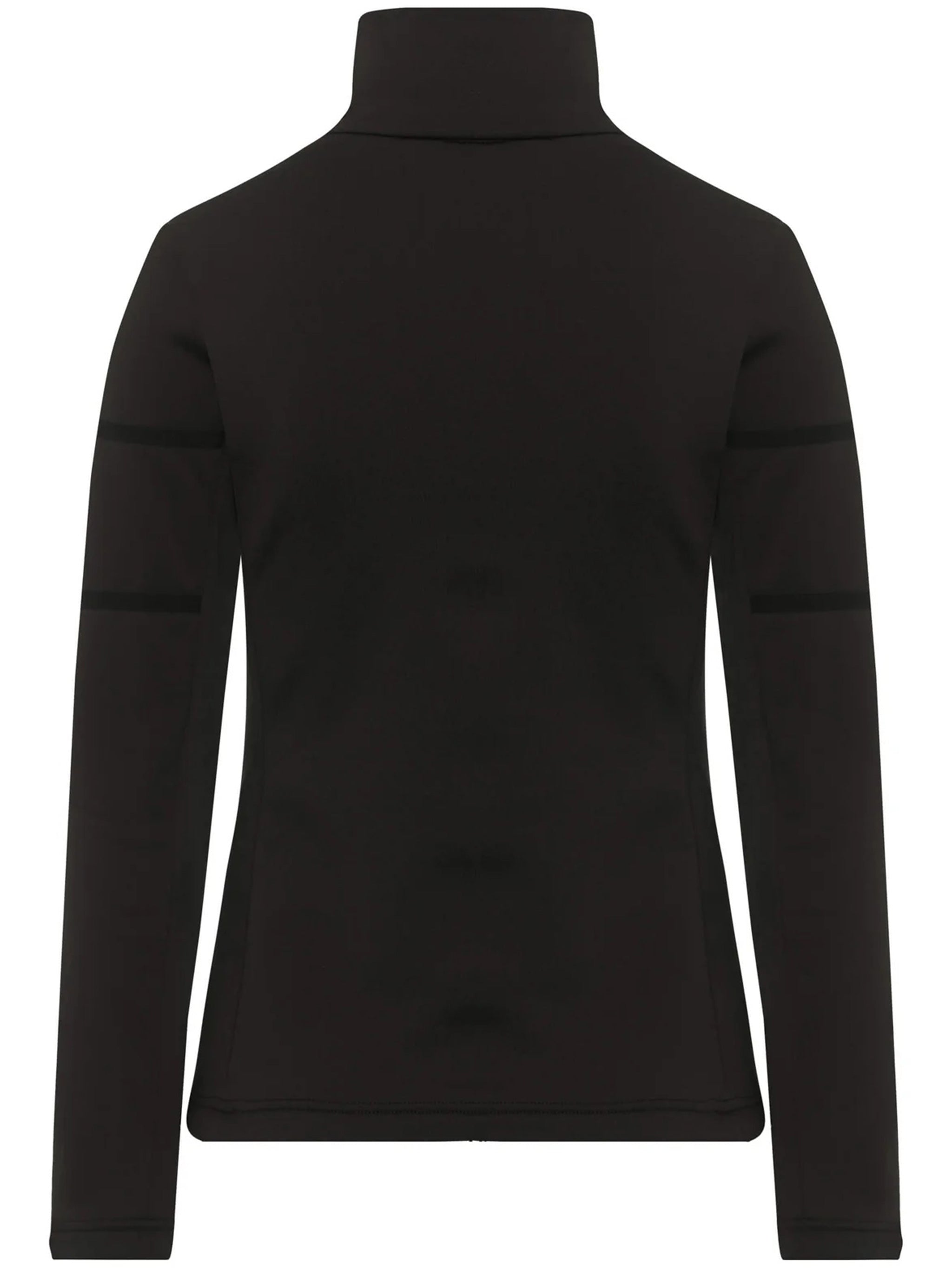 Black Sue Fitted High-Collar Ski Jacket