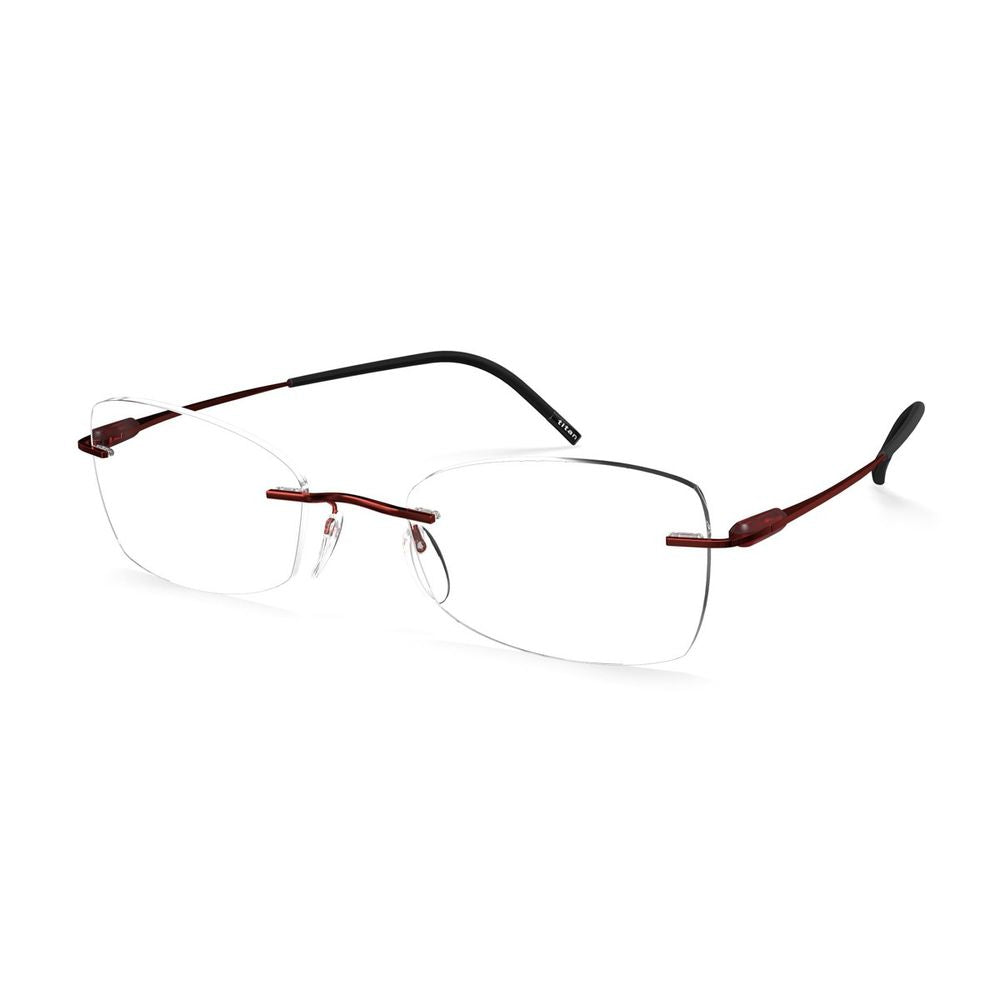 5561/Hc Rimless Titanio Sunglasses With Sculptural Design